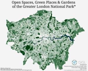 Greater London National Park Map